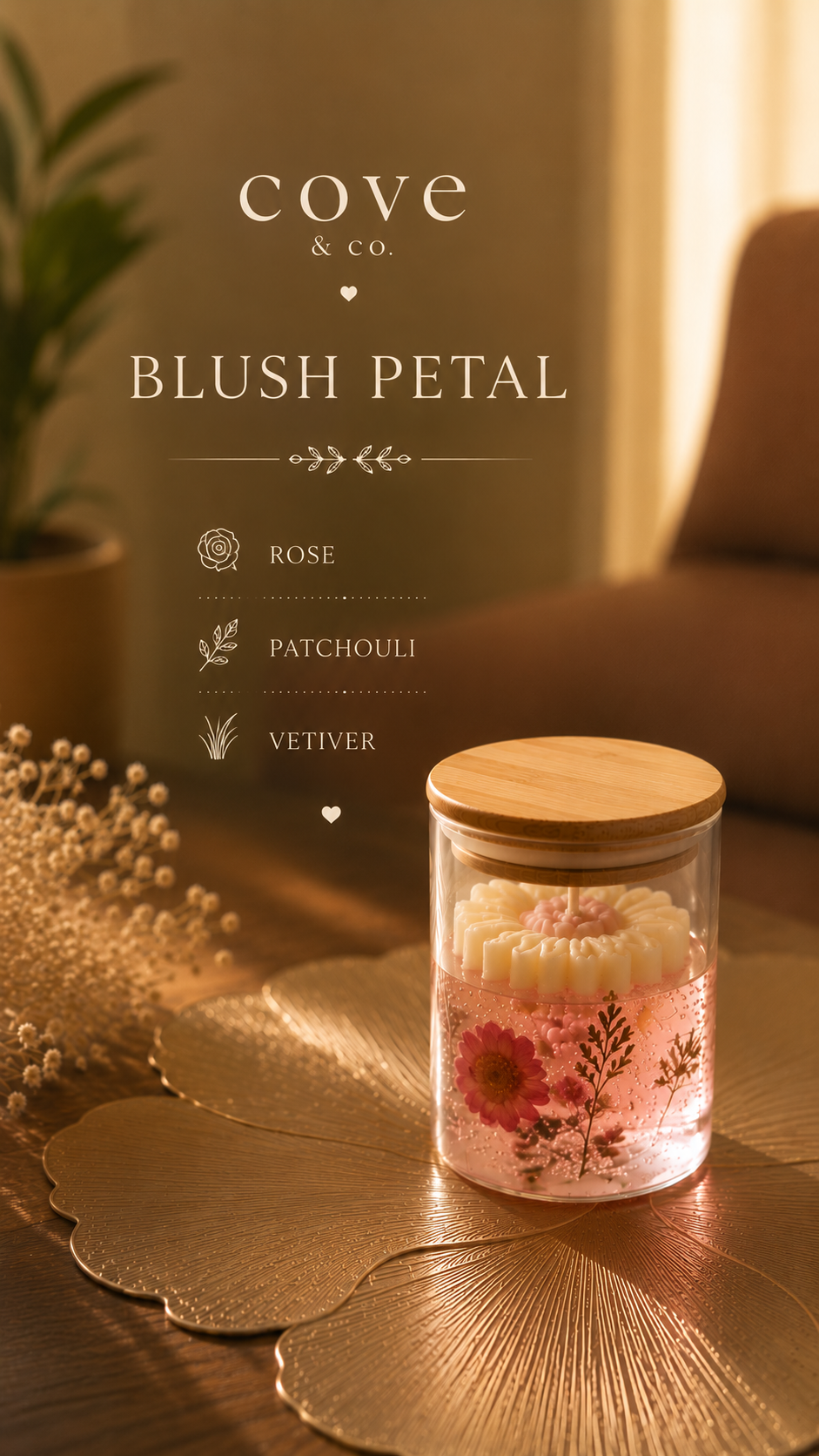 Floral Jar Candle