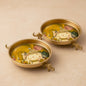 Kamadhenu Urli —  Gold Pichwai Festive Bowl