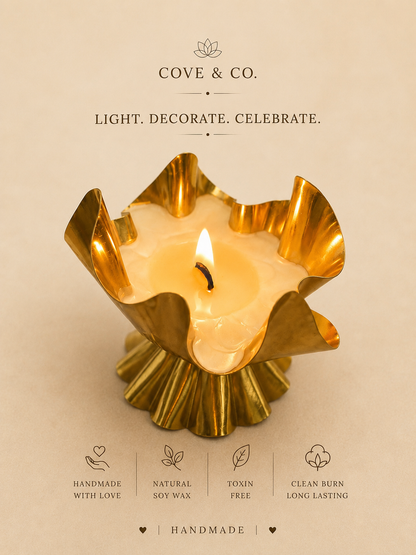 Gilded Bloom Urli