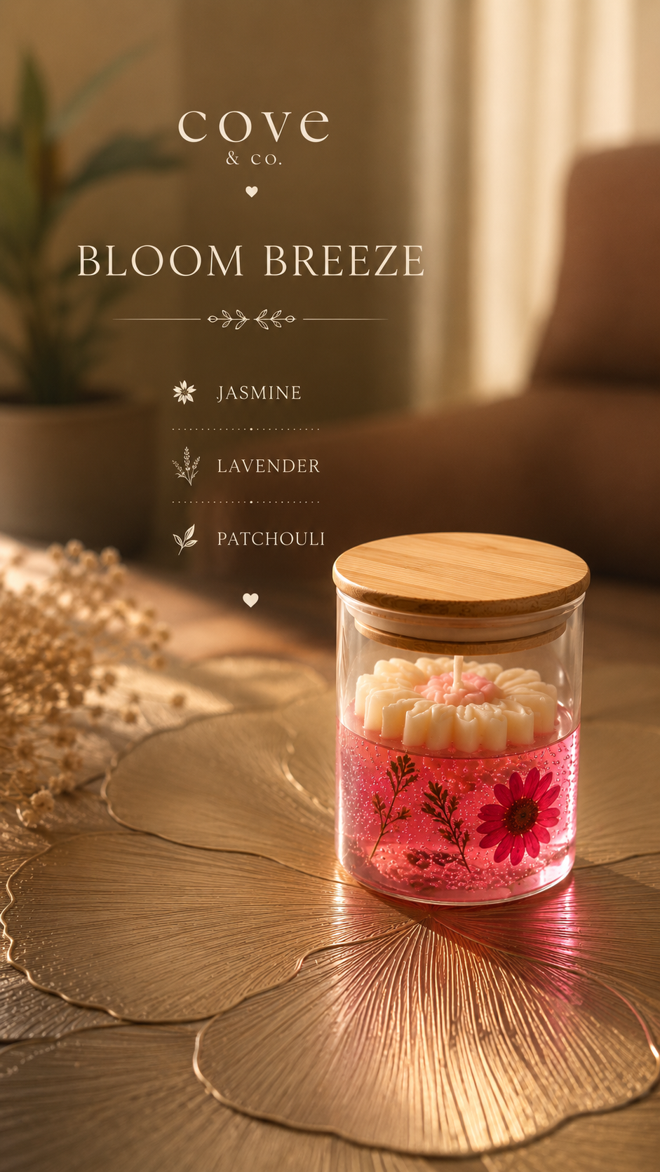 Floral Jar Candle