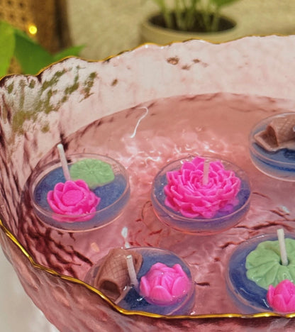 Floating Lotus Tealights
