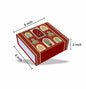 Royal Jharokha Magnetic Rigid Gift Hamper Box 6x6x2 inch